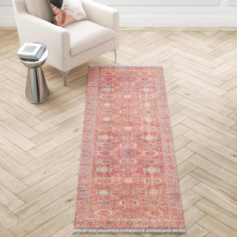 Jollain Oriental Red Area Rug & Reviews Joss & Main